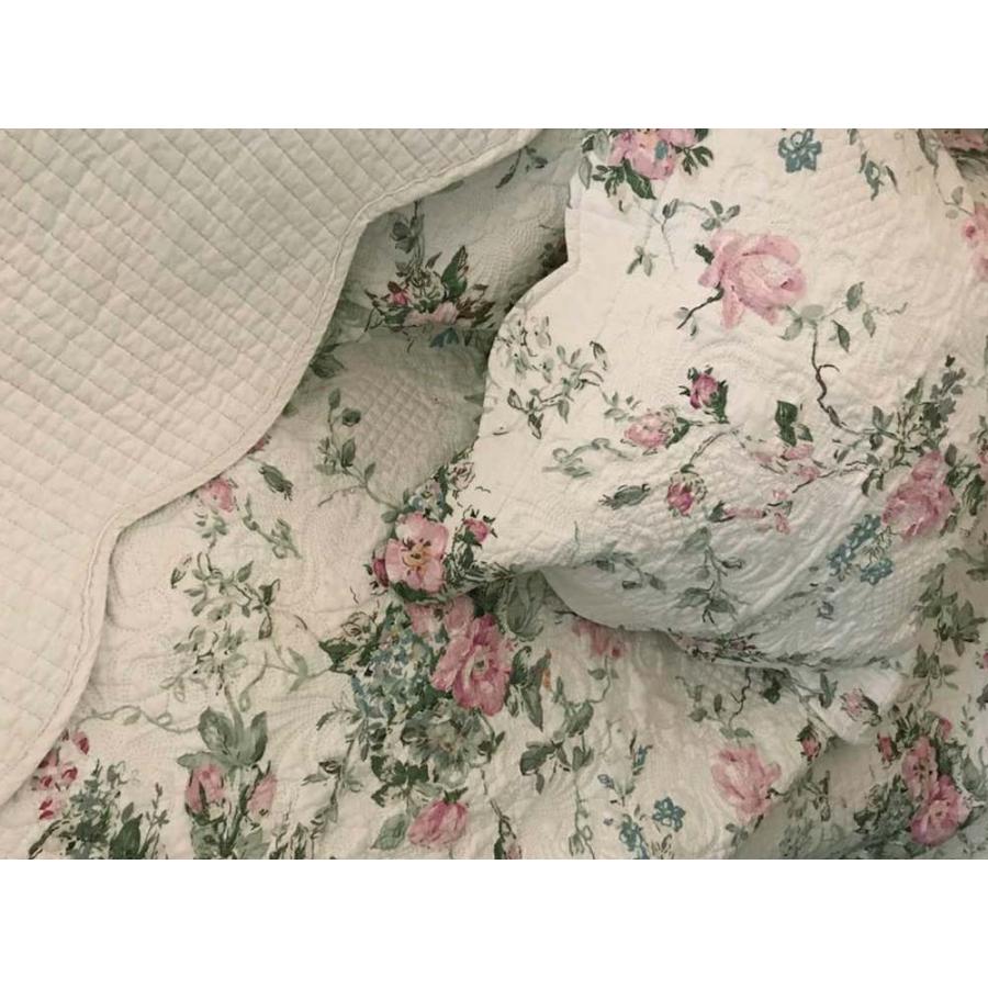 champs de fleurs ローズキルト マルチカバー 200x250cm おしゃれ 可愛い リバーシブル_3