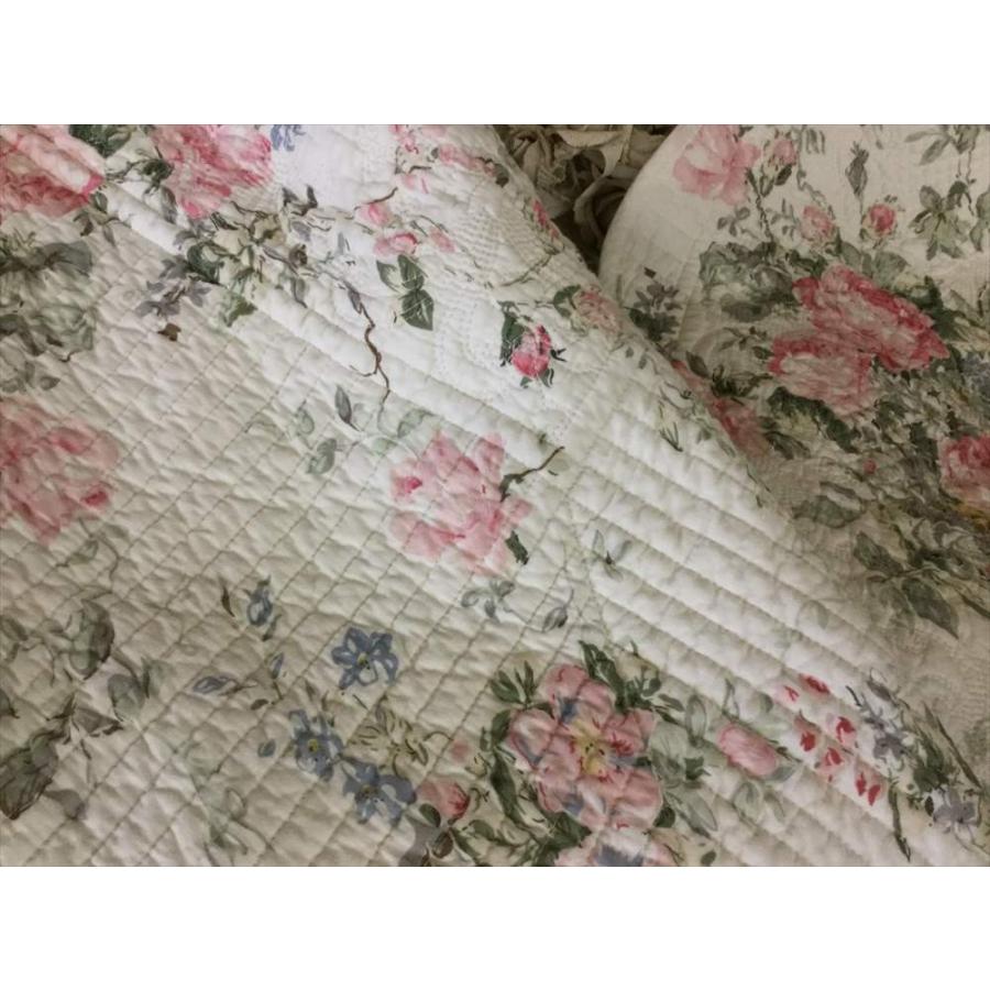 champs de fleurs ローズキルト マルチカバー 200x250cm おしゃれ 可愛い リバーシブル_4