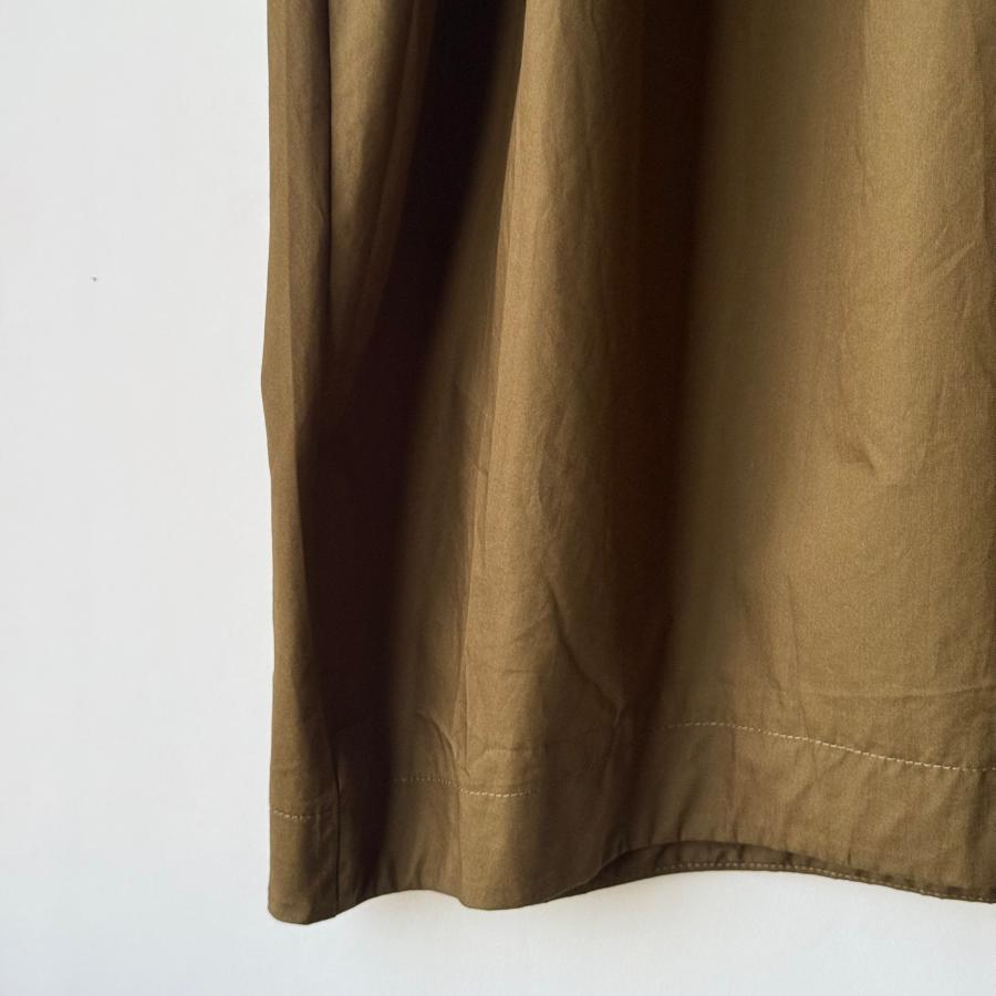 NEW 異素材切り替え コクーンシルエット ロングワンピース レディース 長袖 ロング丈 バルーンワンピース 丸首 体型カバー Bell Pony ベルポニー |  | 08