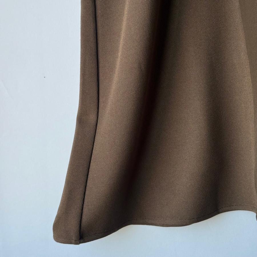 NEW 異素材切り替え ロングワンピース レディース 長袖 体型カバー ゆったり 大きめサイズ Aライン Bell Pony ベルポニー |  | 08