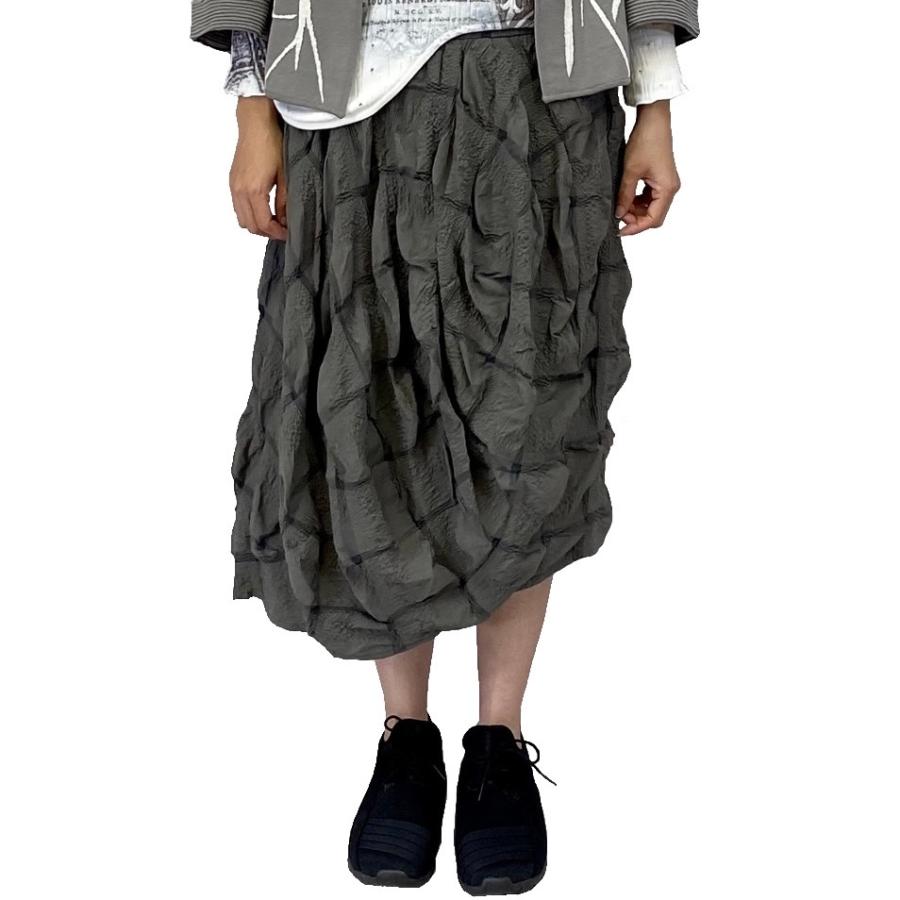 コクーン シルエット ドレープ スカート ウエストゴム レディース ボトムス 春 秋 40代 50代 60代 ヨシヨシ バイピージェイ Yoshi Yoshi by pj |  | 06