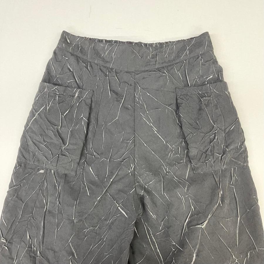 異素材ドッキング ワイドパンツ ボトムス レディース クロップド丈 ロング丈 春 夏 秋 ヨシヨシ　バイ　ピージェイ Yoshi Yoshi by pj |  | 07