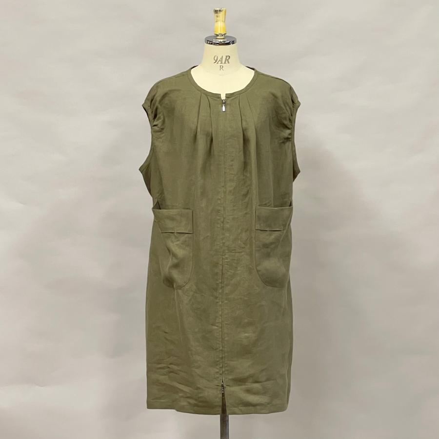 ドロップショルダー ジップアップ ロングジレ ベスト アウター トップス レディース 夏 麻 リネン 無地 ゆったり ヨシヨシ Yoshi Yoshi by pj |  | 11