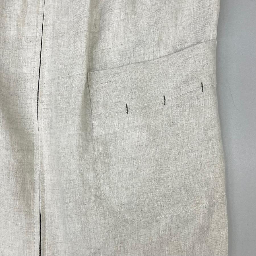 ドロップショルダー ジップアップ ロングジレ ベスト アウター トップス レディース 夏 麻 リネン 無地 ゆったり ヨシヨシ Yoshi Yoshi by pj |  | 15