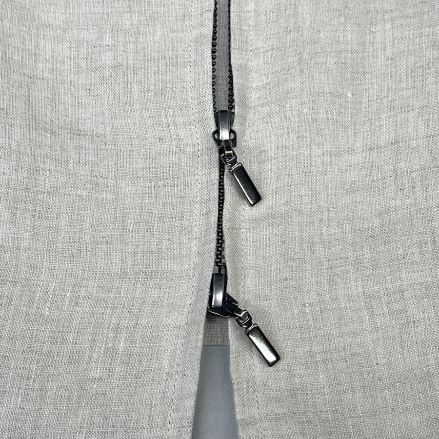 ドロップショルダー ジップアップ ロングジレ ベスト アウター トップス レディース 夏 麻 リネン 無地 ゆったり ヨシヨシ Yoshi Yoshi by pj |  | 16