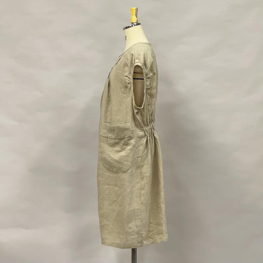 ドロップショルダー ジップアップ ロングジレ ベスト アウター トップス レディース 夏 麻 リネン 無地 ゆったり ヨシヨシ Yoshi Yoshi by pj |  | 09