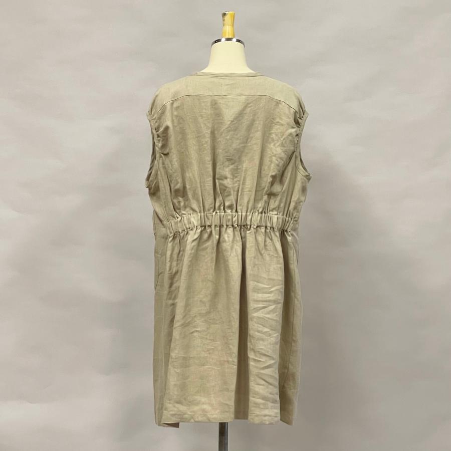 ドロップショルダー ジップアップ ロングジレ ベスト アウター トップス レディース 夏 麻 リネン 無地 ゆったり ヨシヨシ Yoshi Yoshi by pj |  | 10