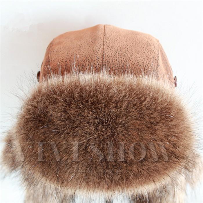 フェイクーファー 防寒帽 帽子 耳あて付き帽子 ロシア帽子