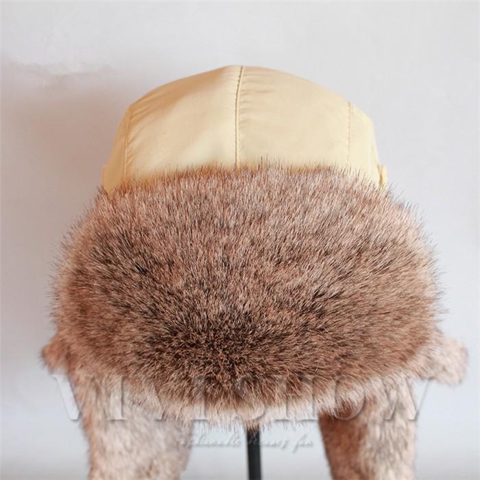 フェイクーファー 防寒帽 帽子 耳あて付き帽子 ロシア帽子 スキー