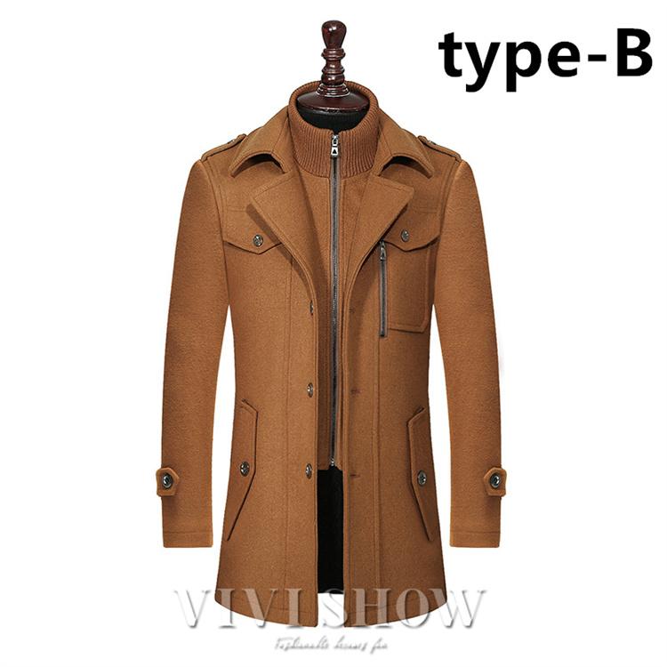 チェスターコート メンズ アウター 無地 トレンチコート ロング丈