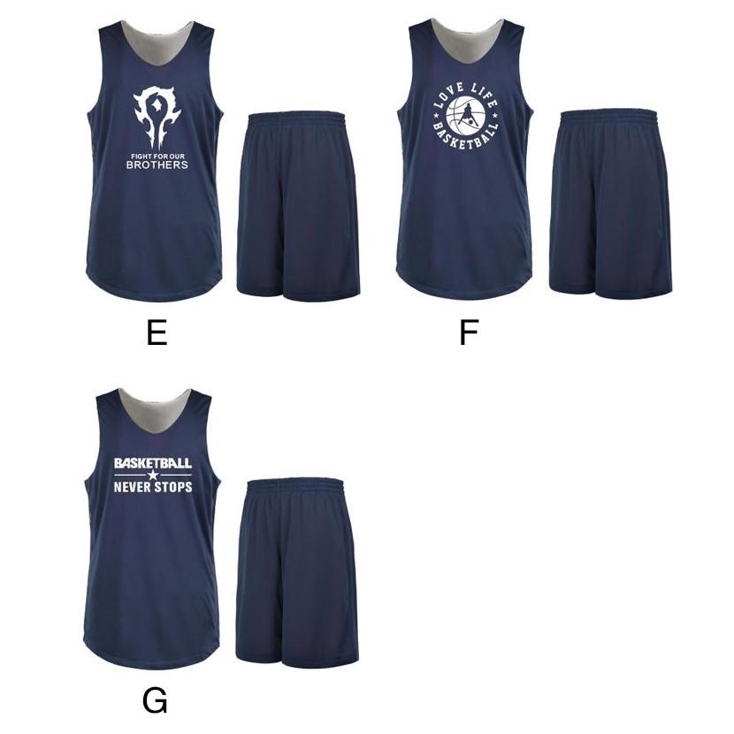 ウンドウ ベーシック バスケットシャツ バスケットボール ウェア ノースリーブ ユニフォーム 両面着 上下セット メンズ スポーツ トレーニング