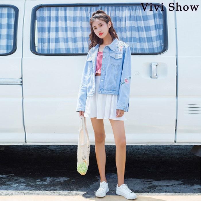 送料無料刺繍デニムジャケット 刺繍ジャケット ジージャン Gジャン