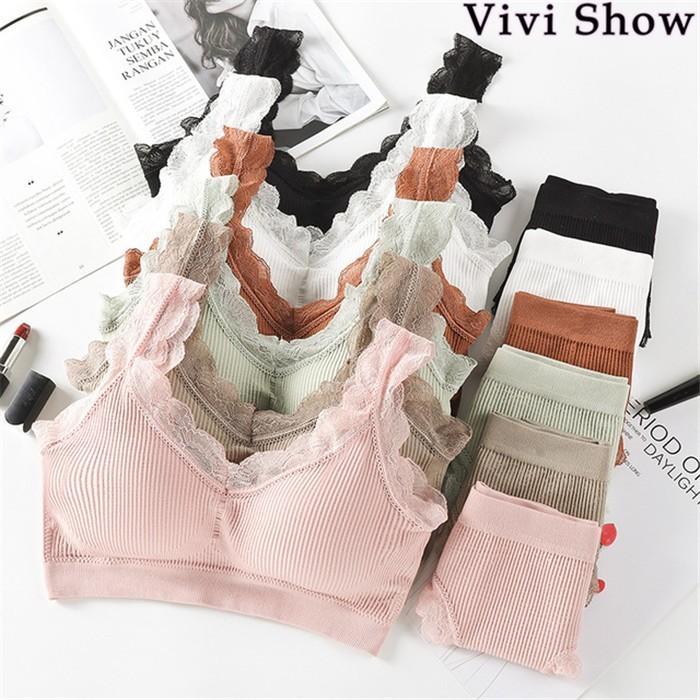 人気 ブラショーツセット 2点セット ブラジャー ノーワイヤ 無地 補正