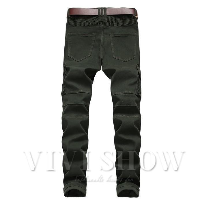 スリムジーンズ ストレート メンズ 春夏 デニム スキニー パンツ ストリートファッション 西海岸風 Bfe170 Vivishow 通販 Yahoo ショッピング