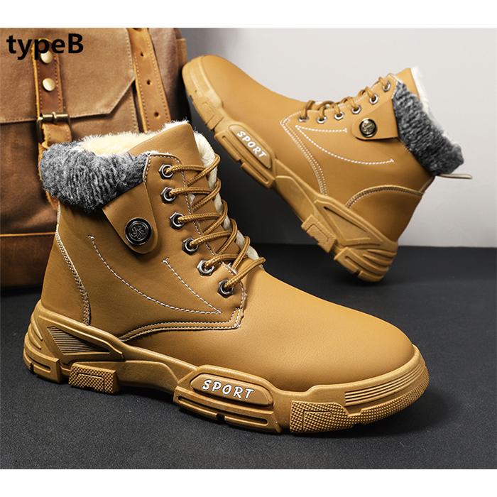 ワークブーツ メンズ 靴 ダッドシューズ スニーカー 秋冬 vivishow