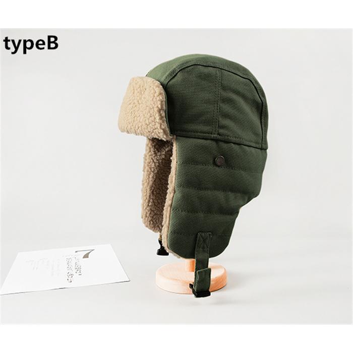 レディース 帽子 耳当て付き 裏ボア付き 大きいサイズ 冬 パイロット