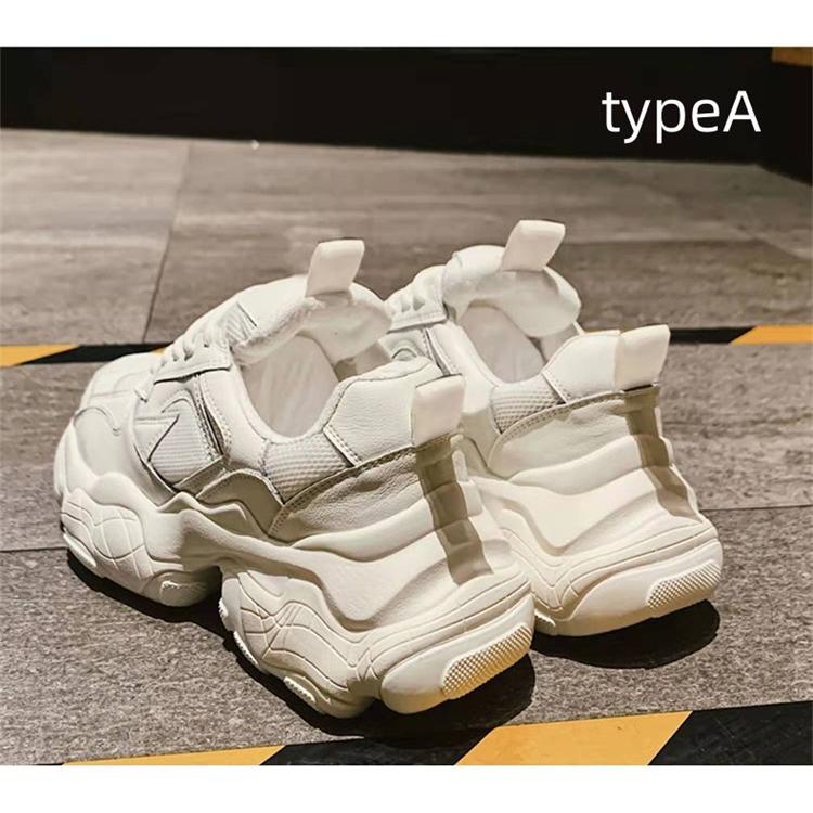 スニーカー レディース ダッドシューズ ローカット ジッパー 軽量 厚底