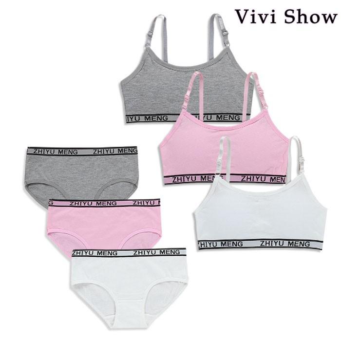 令和人気 ブラショーツセット 2点セット ブラジャー ノーワイヤ 無地