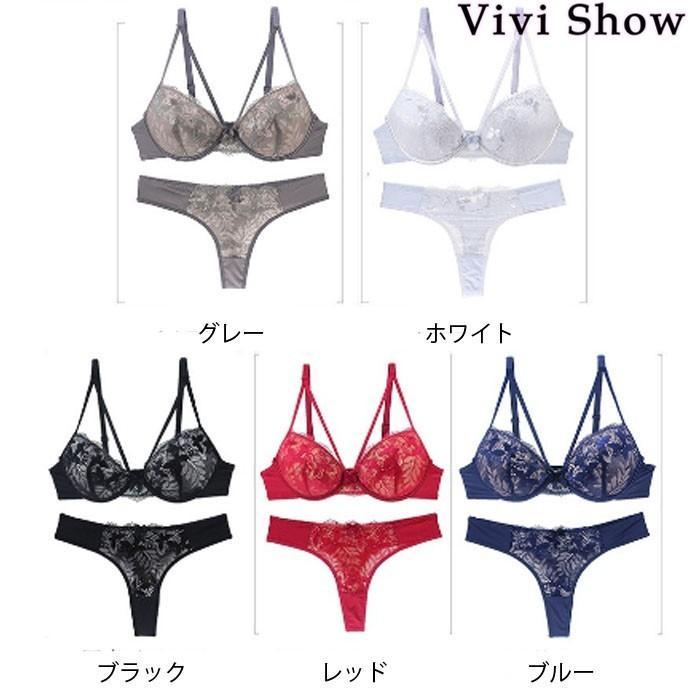 ノンワイヤーブラ ブラ ブラジャー ショーツ セット インナー