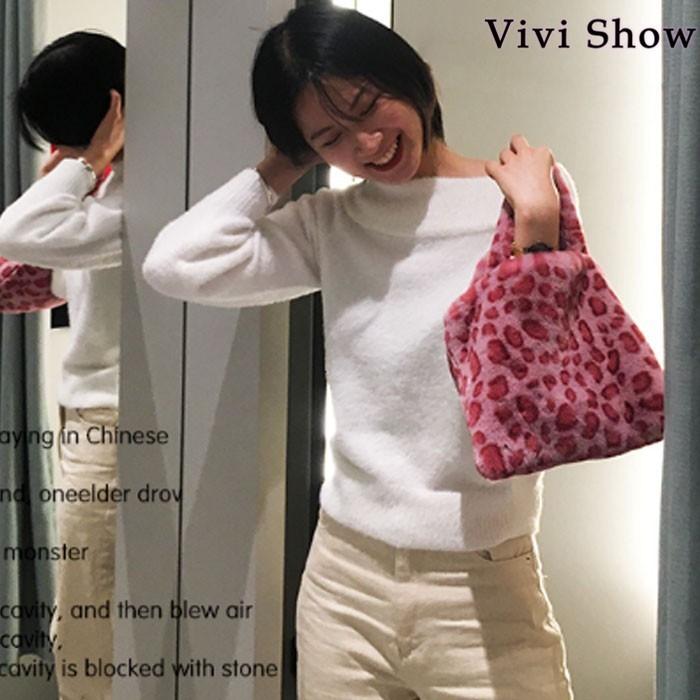 ファーバッグ ファー トートバッグ レディース ミニ バッグ 2way