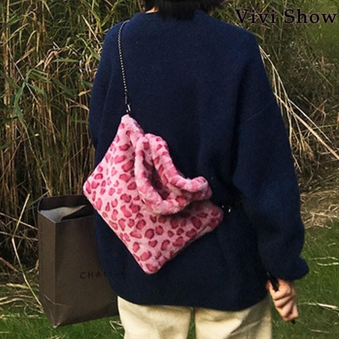 ファーバッグ ファー トートバッグ レディース ミニ バッグ 2way