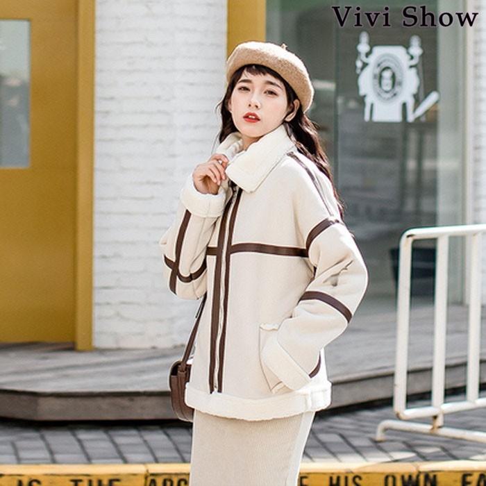 ムートンコート レディース ジャケット 秋冬アウター 裏起毛 裏