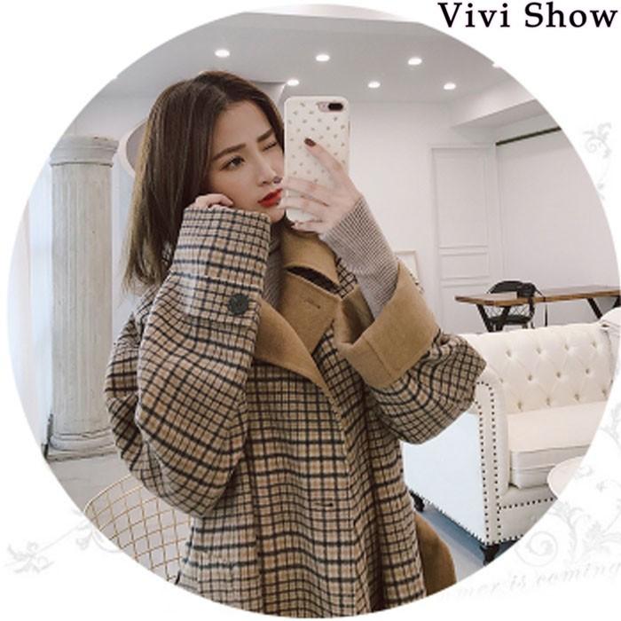チェスターコート レディース 秋冬 ロング丈 チェック柄 ラシャコート