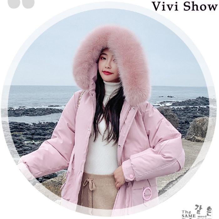 ダウンジャケット レディース 中綿ジャケット 長袖 フード付き ファー