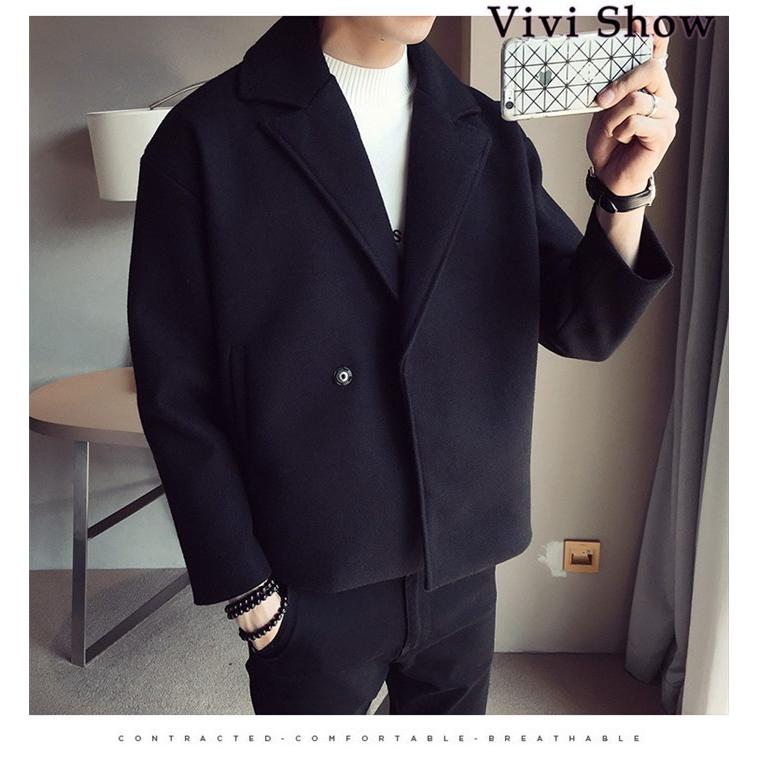 メンズ トレンチコート ショート丈 アウター コート トレンチ