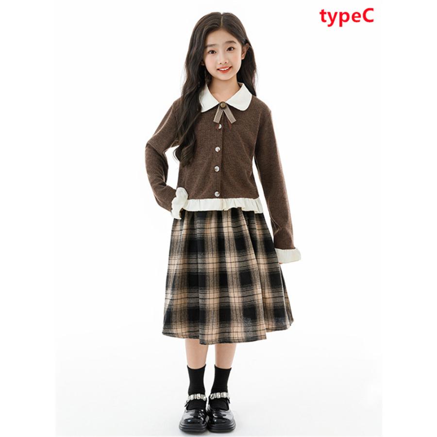 キッズ 子供服 セットアップ 女の子 2点セット 長袖トップス