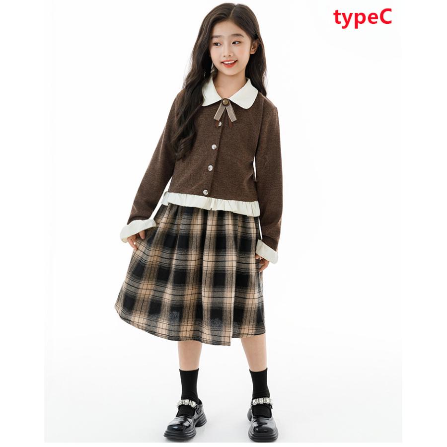 キッズ 子供服 セットアップ 女の子 2点セット 長袖トップス