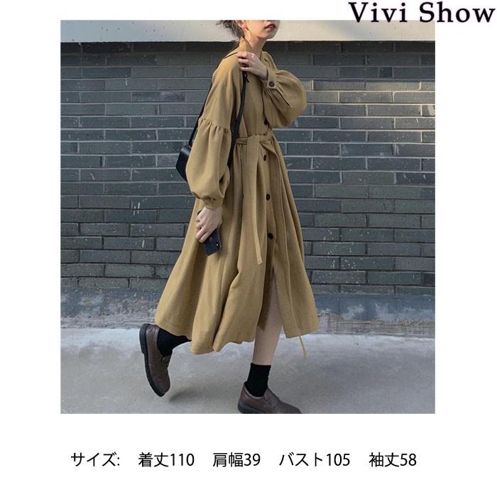 レディース トレンチコート スプリングコート ダブル ロング丈 レディース トレンチコート スプリングコート ダブル ロング丈