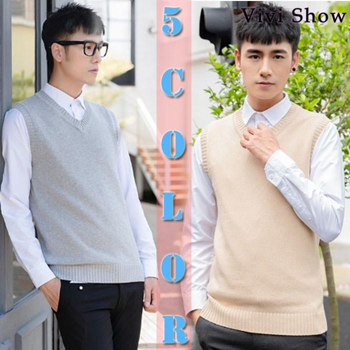 専用です。新品未使用＜conte＞リブ Vネック ノースリーブニット　ネイビー conte＞リブ Vネック ノースリーブニット