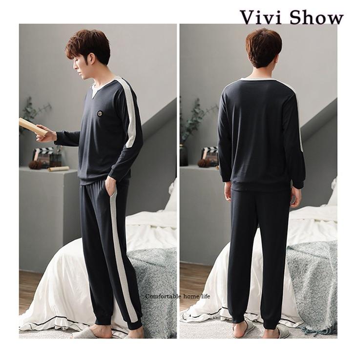 メンズパジャマ 紳士用 上下 セットアップ ラージサイズ ホームウェア