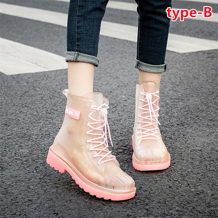 ☆【未使用】USA・レインブーツ・長靴・25cm レインブーツ PVC 透明 キッズ ジュニア 長靴 レインシューズ 撥