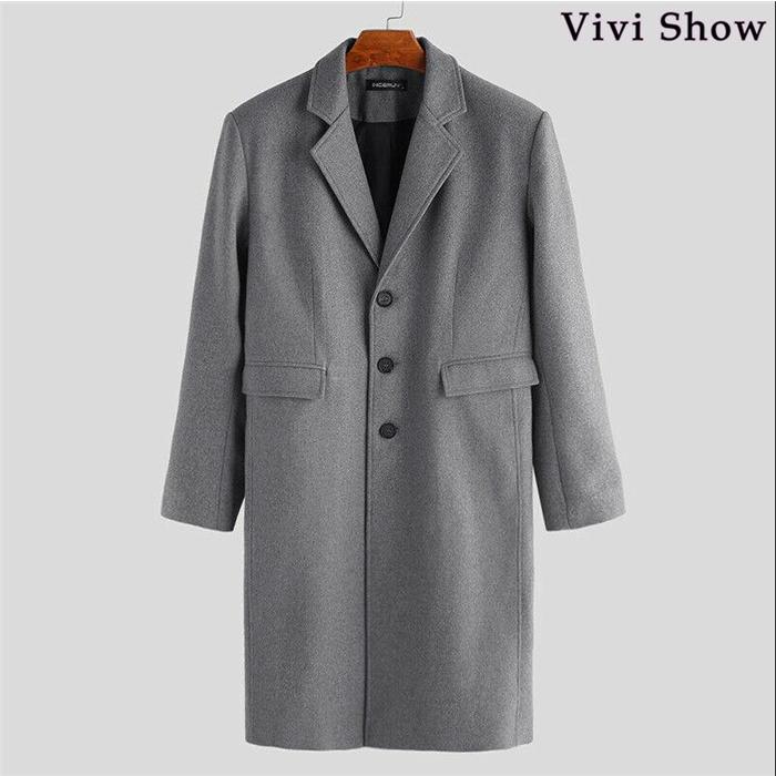 メンズ ジャケット チェスターコート 秋冬 ロング丈 上着 アウター