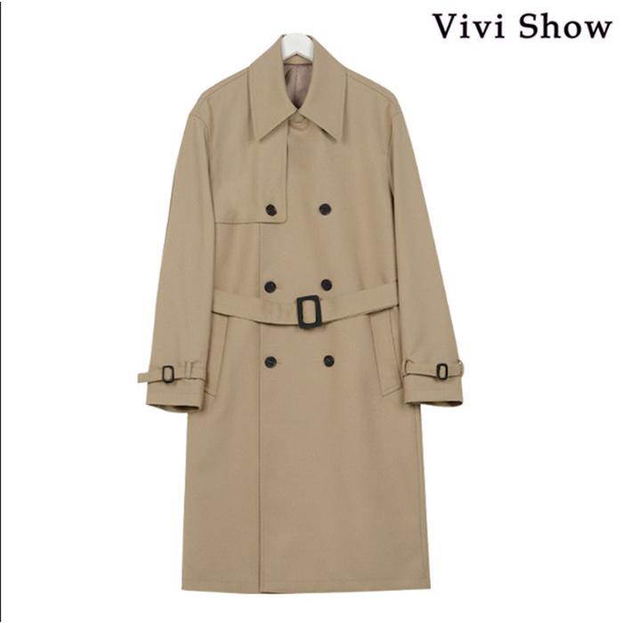 メンズ ロングコート 秋冬 カジュアル ステンカラー 上着 トップス