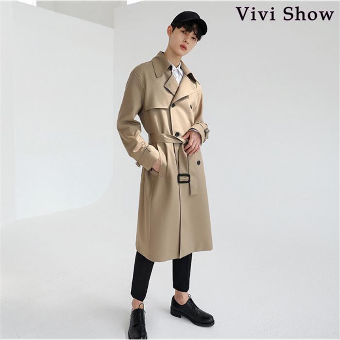 メンズ ロングコート 秋冬 カジュアル ステンカラー 上着 トップス