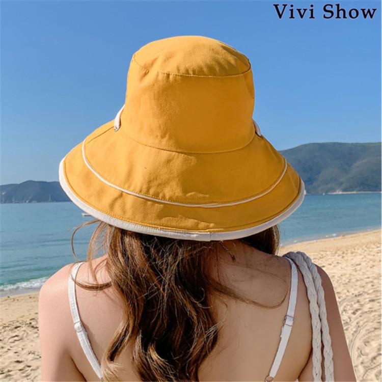 帽子 レディース サファリハット 折りたたみ 両面とも使える UVカット 日焼け防止 日よけ UV対策 アウトドア 小顔効果 VIVISHOW｜vivishow777｜16