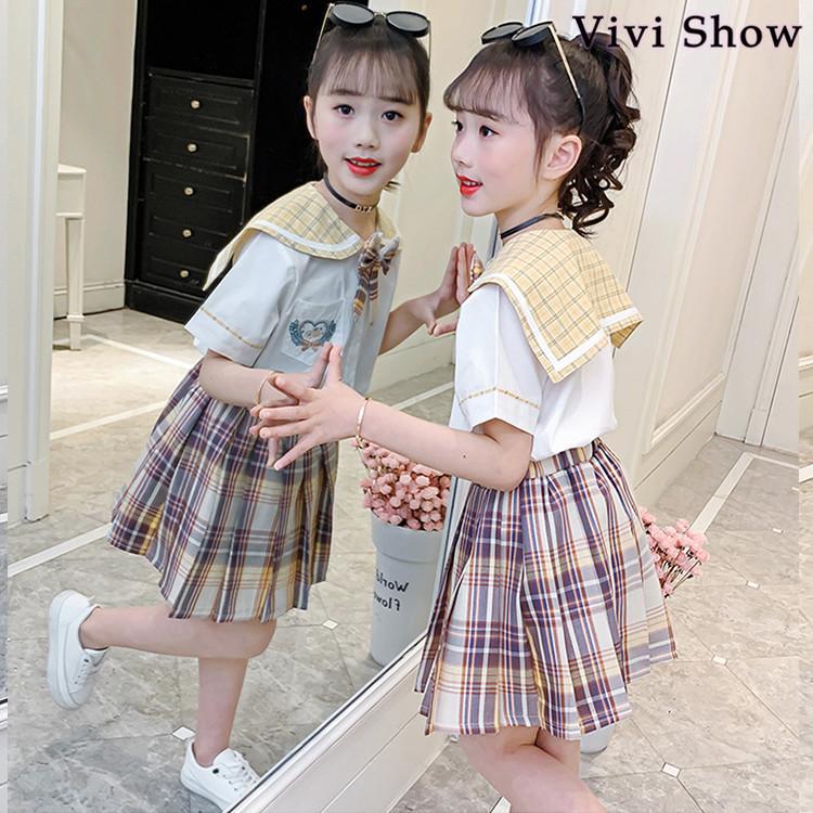 ラッピング無料 韓国子供服 セットアップ トップス スカート フリル パフ 夏 セット 女の子 mamami 韓国子供服 140cm 150cm