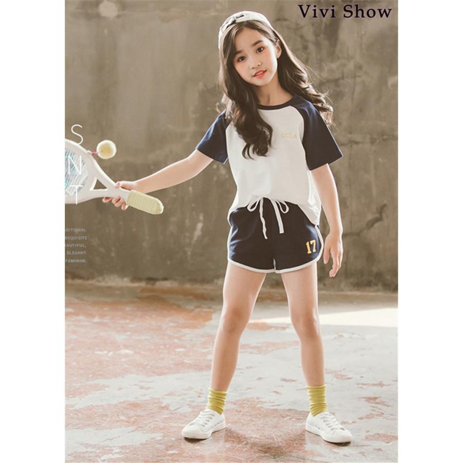 子供服 セットアップ 夏 韓国子供服 女の子 ジュニア キッズ 上下