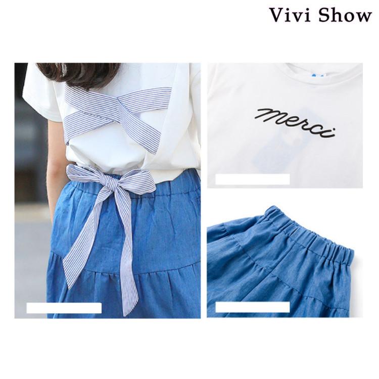 子供服 セットアップ キッズ 女の子 春夏 2点セット 上下セット T