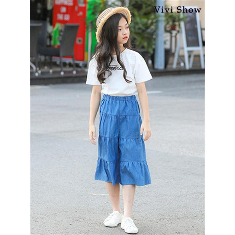 子供服 セットアップ キッズ 女の子 春夏 2点セット 上下セット T 