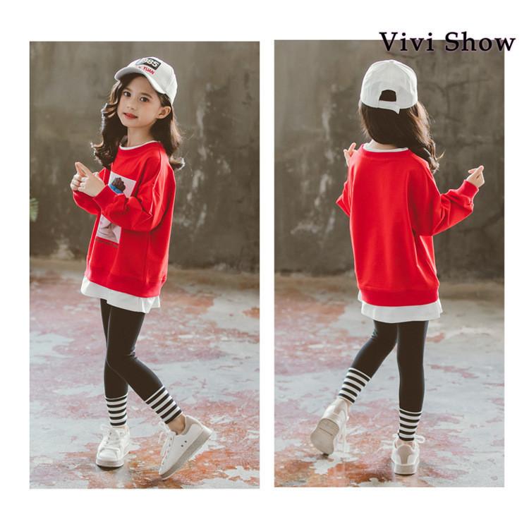 子供服 セットアップ キッズ 女の子 長袖 春秋 2点セット 上下セット T