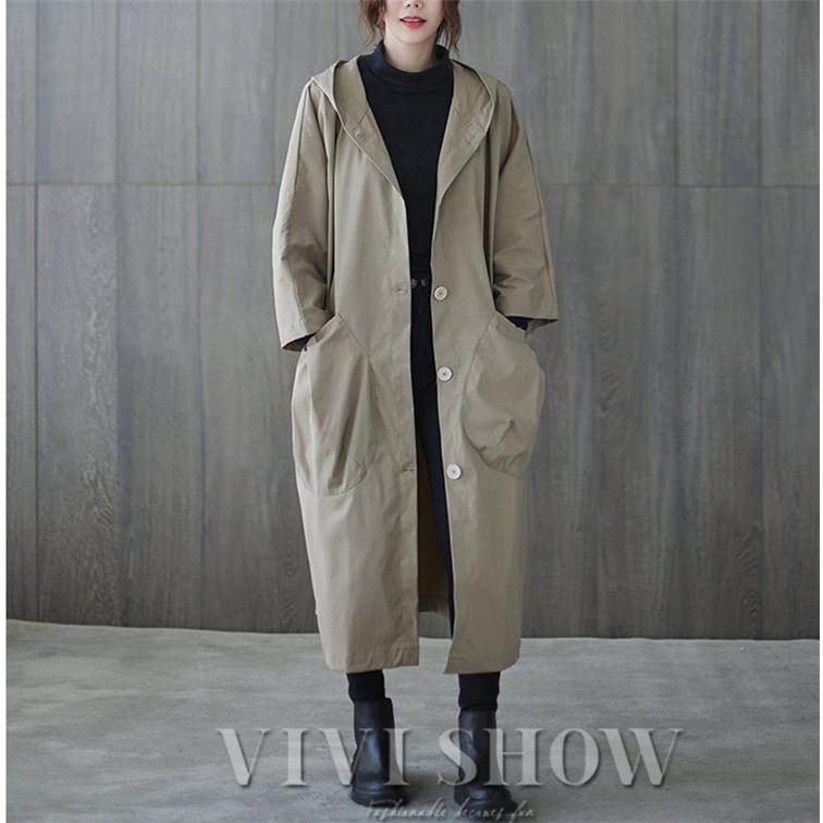 アウター レディース ダッフル パーカー コート ロングコート おしゃれ 可愛い トレンチコート 新作 vivishow