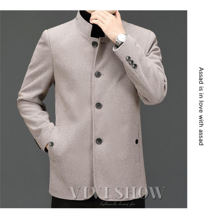 ジャケット メンズ アウター コート ショート丈 モノトーン