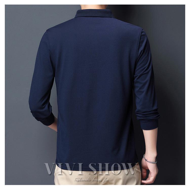 ポロシャツ 長袖 メンズ ビジネス 長袖ポロシャツ ポロシャツ長袖 無地