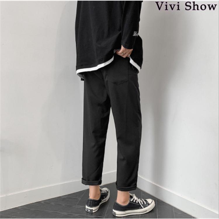 メンズ クロップドパンツ アンクルパンツ ストレートパンツ チノパン