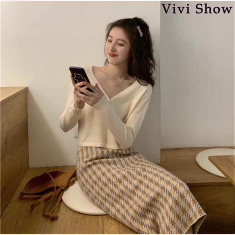 千鳥柄スカート ミモレ丈 スカート タイトスカート スレディース