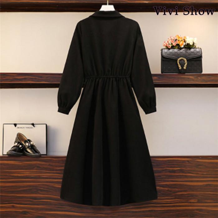 レディース ワンピース 膝丈 Aラインワンピース リボン付き 腰絞り